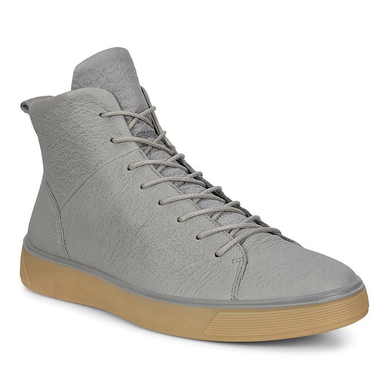 Men Boots Ecco Street Tray M - Casual Shoe Grey - India YVHWTG923